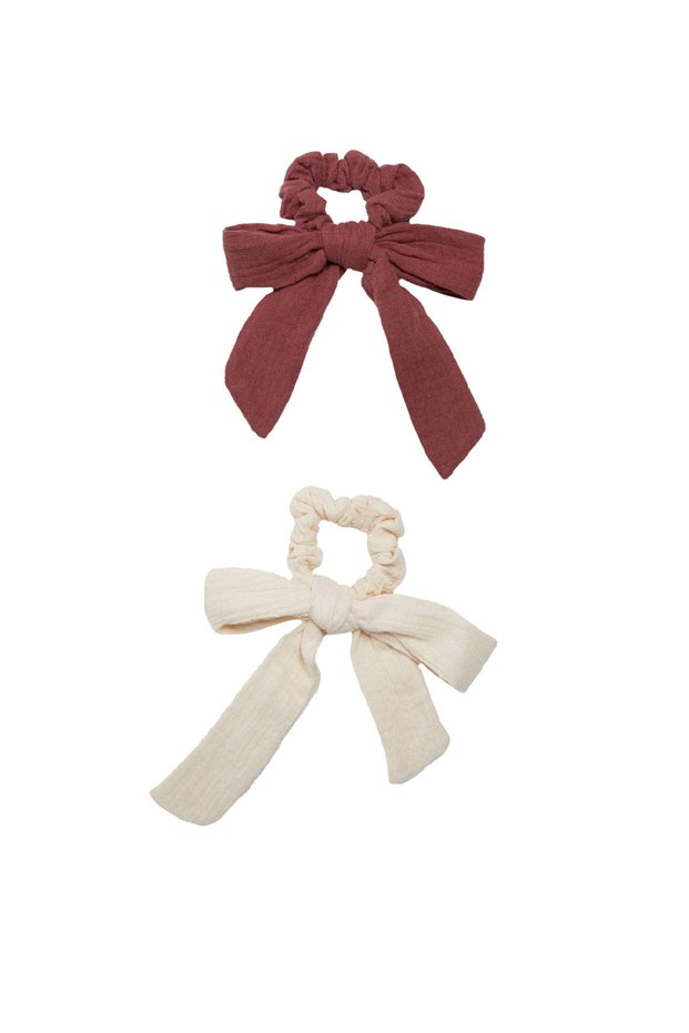 Set elastice de par, Crem/Maro