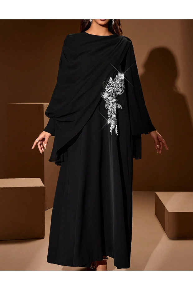 Rochie lunga, Negru