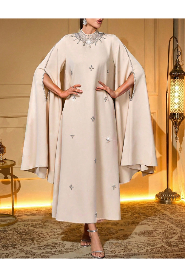Rochie lunga, Crem