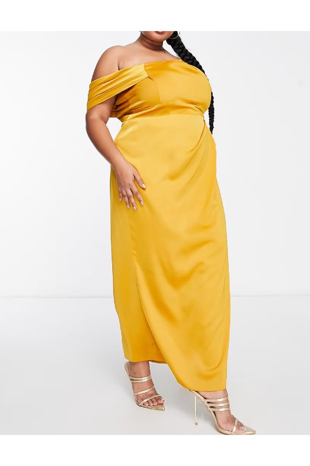 Rochie lunga, Galben