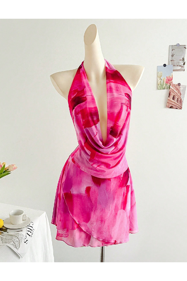 Rochie scurta, Roz