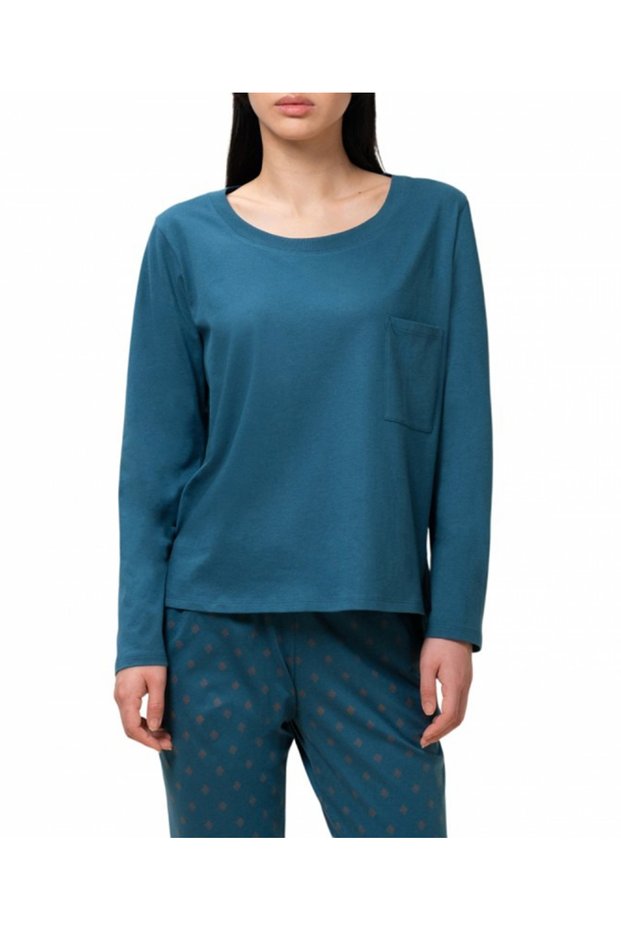 Pajama top, Blue