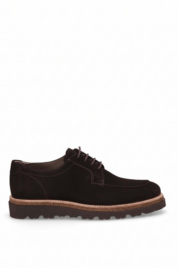 152-24189 Men's Genuine Leather Casual Shoes, Brown.