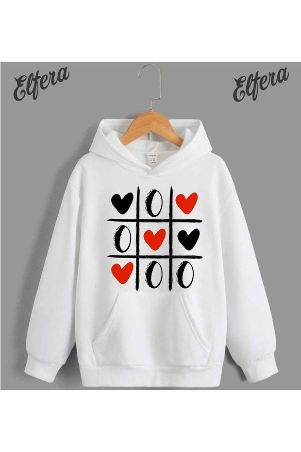 Sweatshirt with Xox Print, Designed for Your Loved One, Unisex.