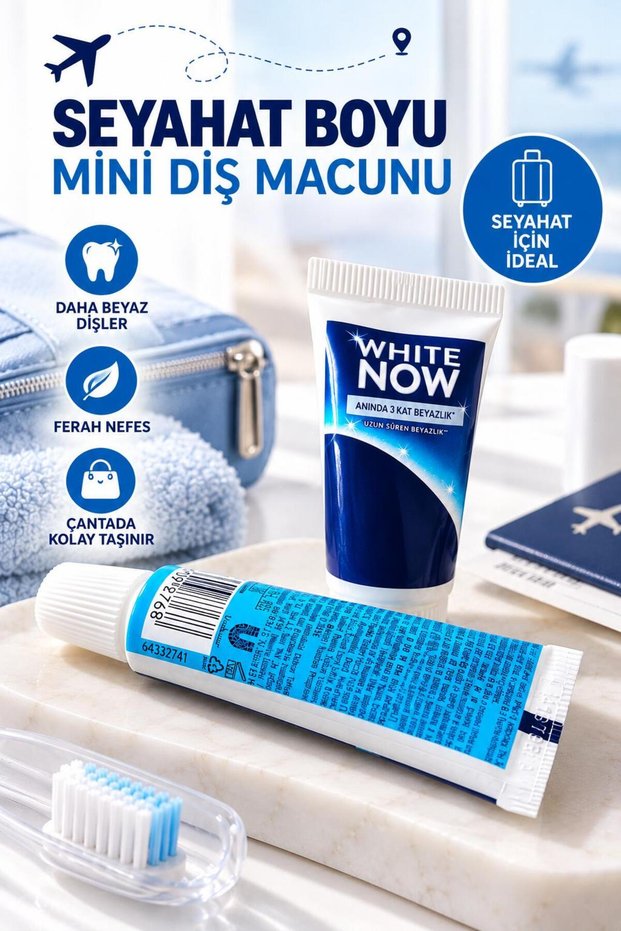 mini Seyahat Boy Diş Macunu
