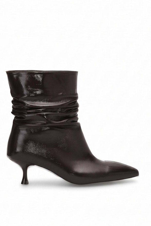 Elit Pm104 K006-1R Women's Heeled Boots, Brown.