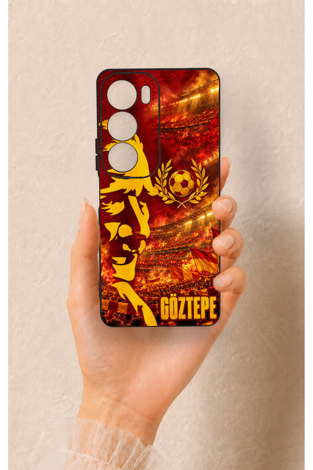 Vivo Y19S Compatible Silicone Case with Göztepe-Themed Design.