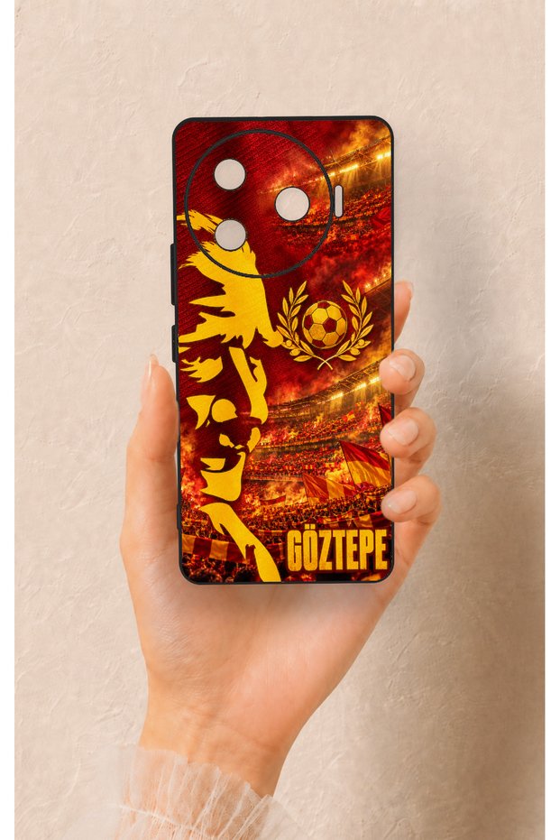 Tecno Camon 30 Pro 5g Compatible Silicone Case with a Göztepe-Themed Pattern.