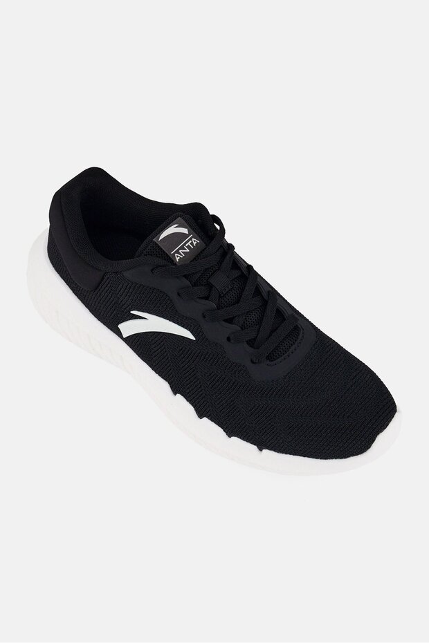 Women Lace Up Cross-Training Shoes, Black