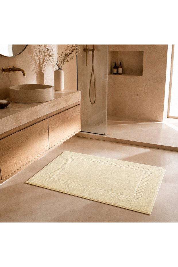 Toffee 100% cotton foot towel 50x70 cm yellow 50x70 yellow