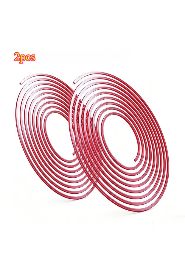 2pcs 5m Transparent PVC Car Door Edge Protector Strip, Anti‑Scratch Anti‑Collision Universal Fit Ca