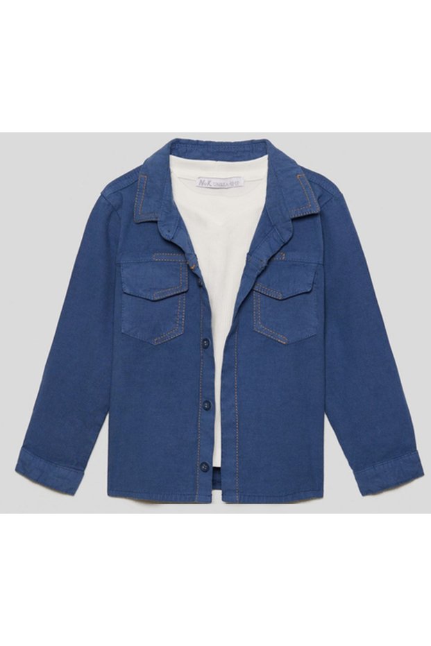 Boys' oxford shirt 48624 (t-shirt not included)