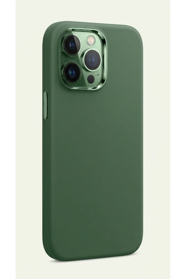 Iphone 13 pro green silicone case model