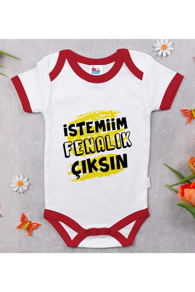 Bk Kids Let the Devil Out Design Red Baby Bodysuit - 1, 12-18 Months.