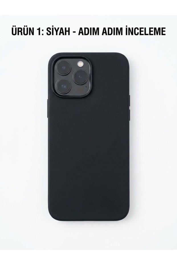 Iphone 13 pro max black silicone case model.