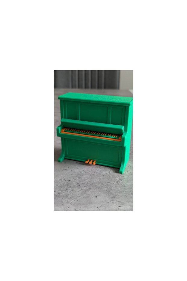 (Without Music-Without Mechanism) Piano Design Wind-Up Music Box Outer Box Decorative Case