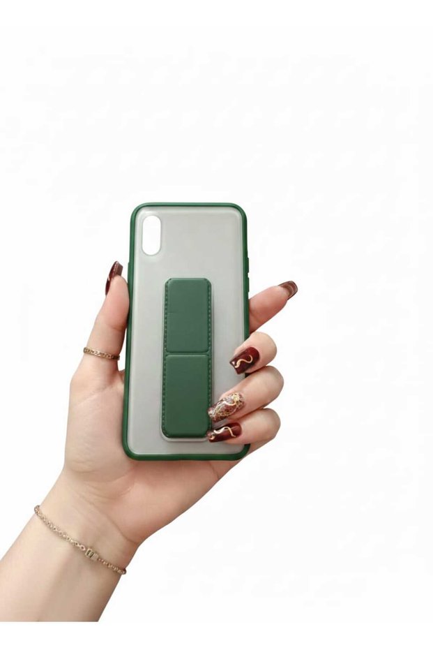Redmi 9 a green stand case model