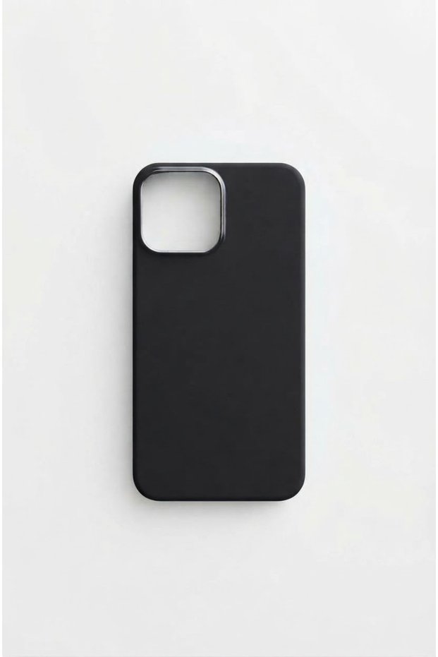 Iphone 14 pro max black silicone case model