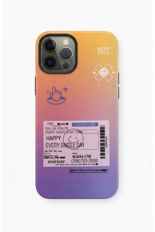 Iphone 14 pro gradient coating 9 case model.
