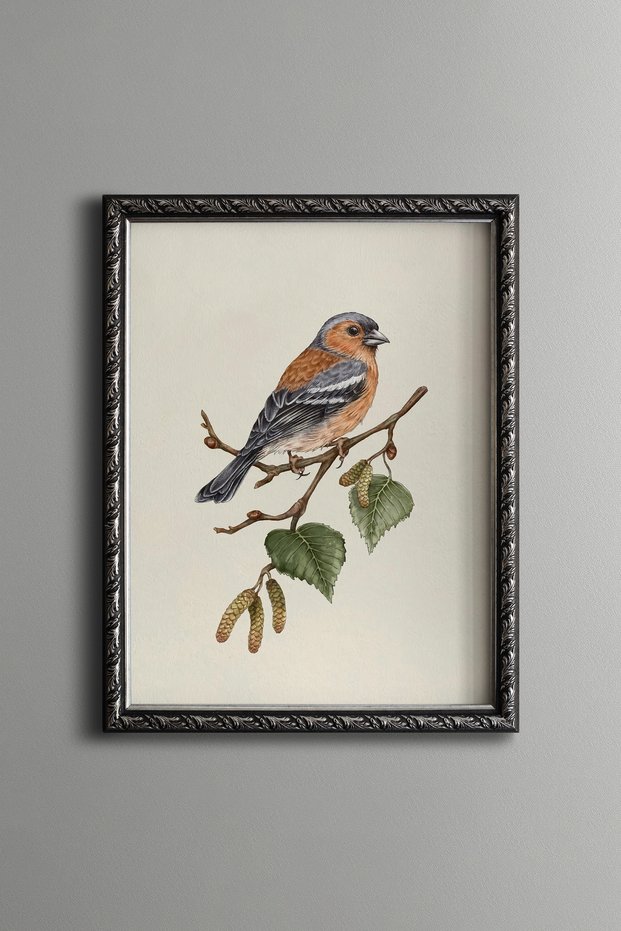 Dalda İspinoz - Vintage Patterned Painting - Slim Model