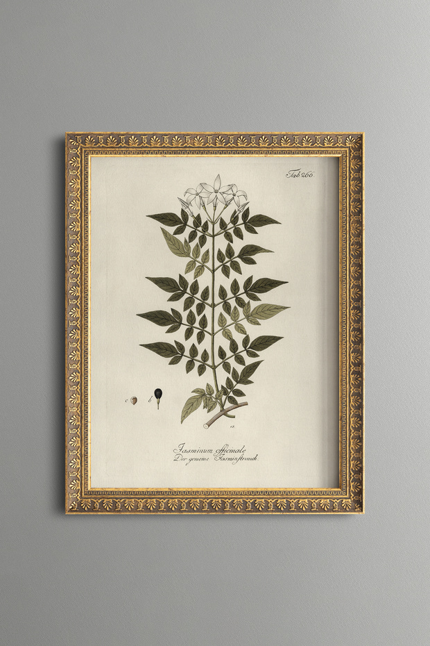 Yasemin - Vintage Patterned Painting - Slim Model