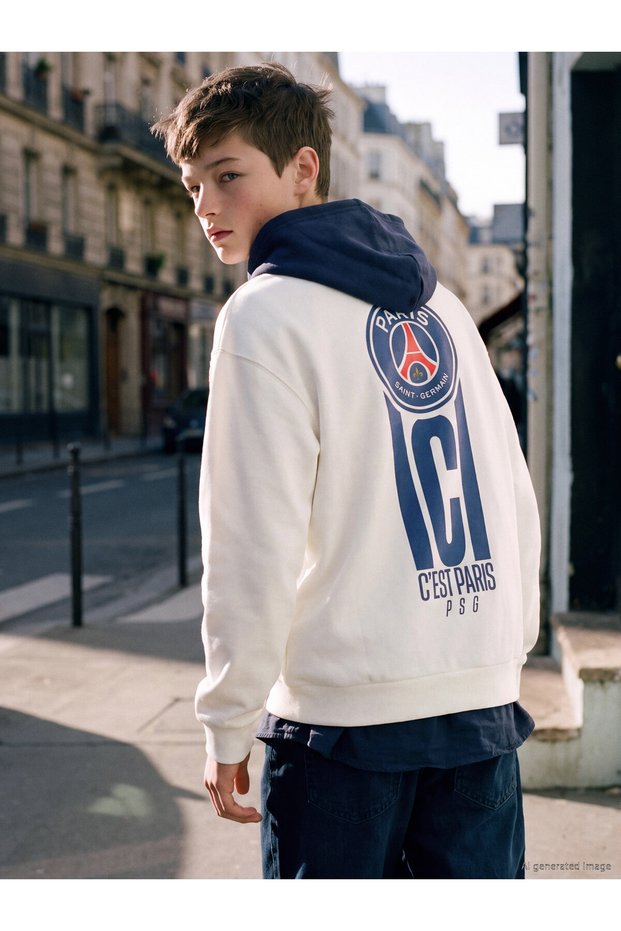 Peak New Season White Licensed Boys' Sweatshirt