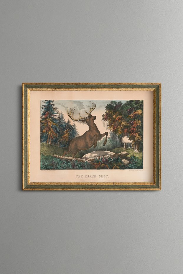 Death's Blow - Vintage Patterned Painting - Slim Model