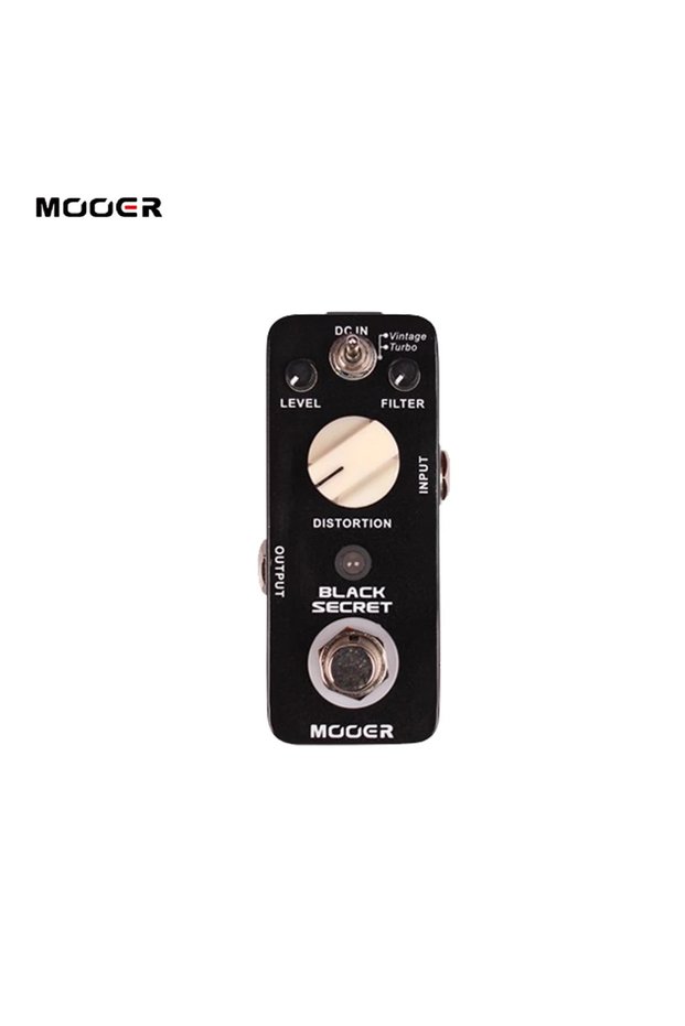 Mooer Black Secret Distortion Electric Guitar Effect Pedal 2 Working Modes True Bypass Mini Pedal Co