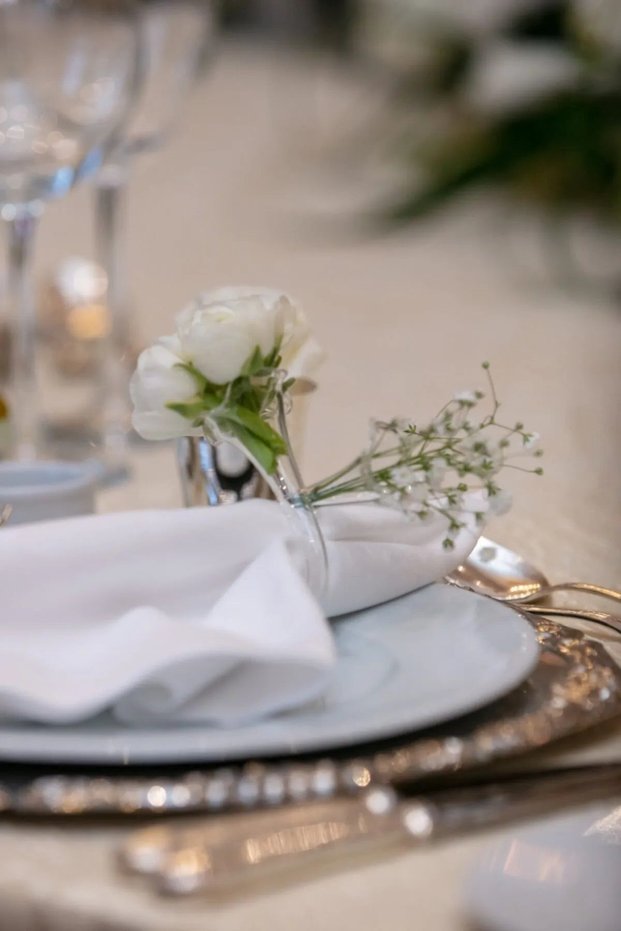 Blown Glass Napkin Holder, Set of 8