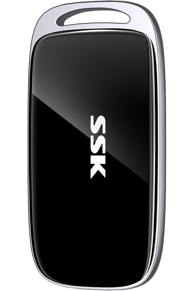 قرص تخزين خارجي محمول بتقنية SSD بسعة 8 تيرابايت، واجهة USB 3.2 الجيل الثاني × 2، سرعة نقل بيانات 20 جيجابت في الثانية.