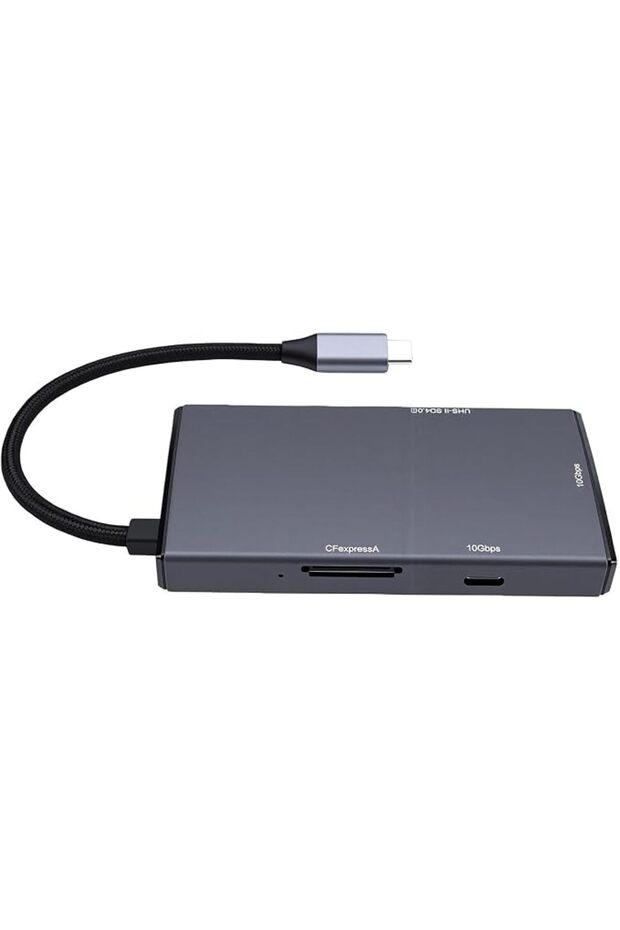 USB C Hub 5 in 1 Card Reader Adapter