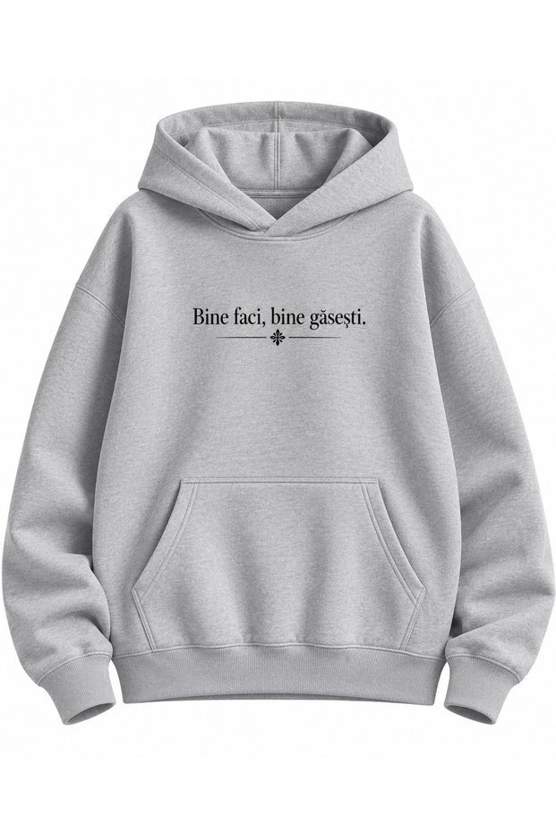 Unisex Men'S/Women's Binefaci Colorful Custom Printed Cotton Oversized Hoodie.