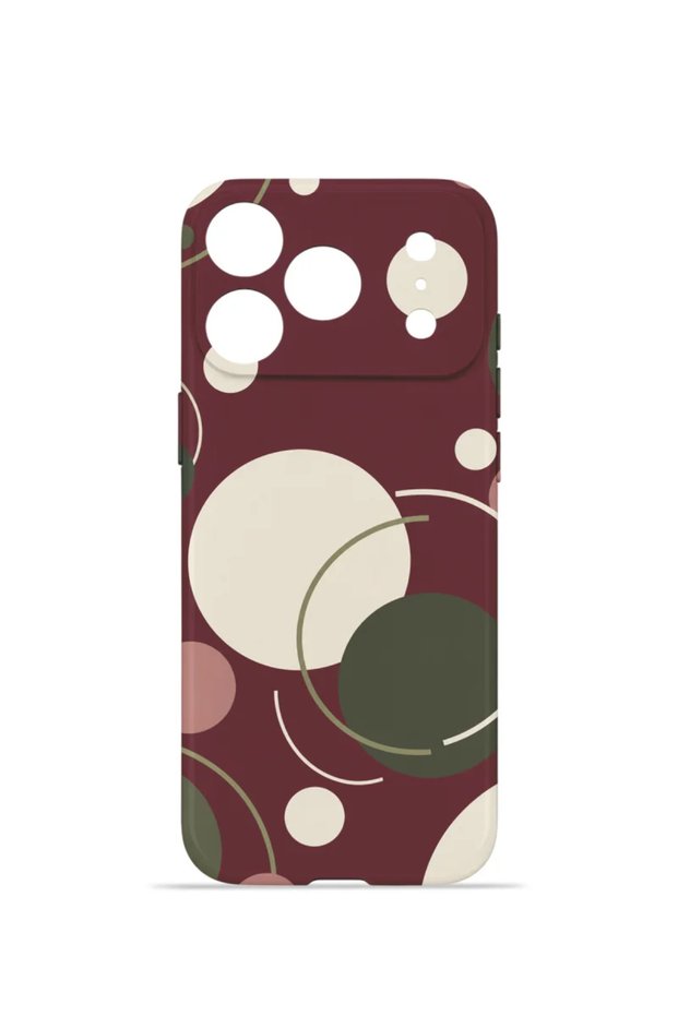 iPhone 18 Pro Max Vorian Mika Camera Protective Case, Merlot Orbit.