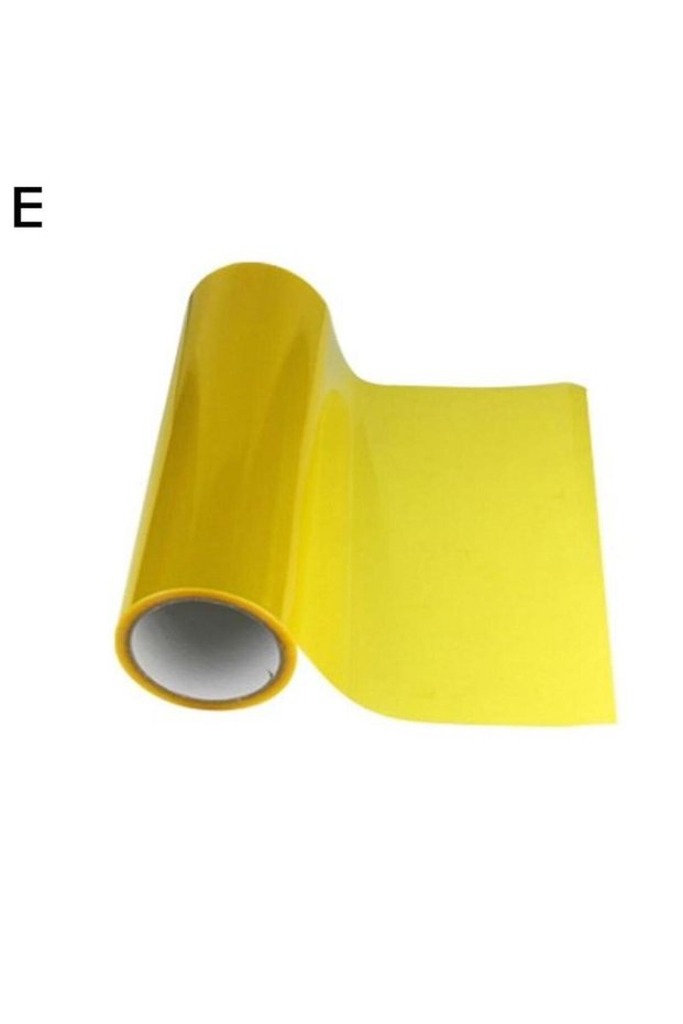 60cm 60cm Yellow Car Light Headlight Taillight Tint Vinyl Film Lamp Film Sticker Sheet Color-Changin