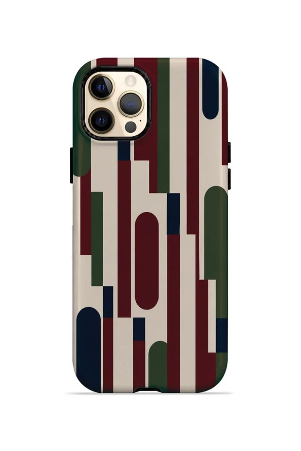 iPhone 12 Pro Vorian Dual-Layer Burgundy Rhythm Case