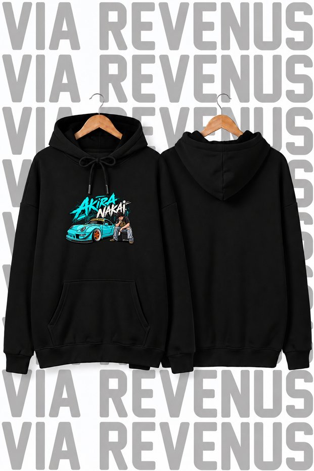 Akira Nakai Printed Unisex Oversized Hoodie Sweatshirt