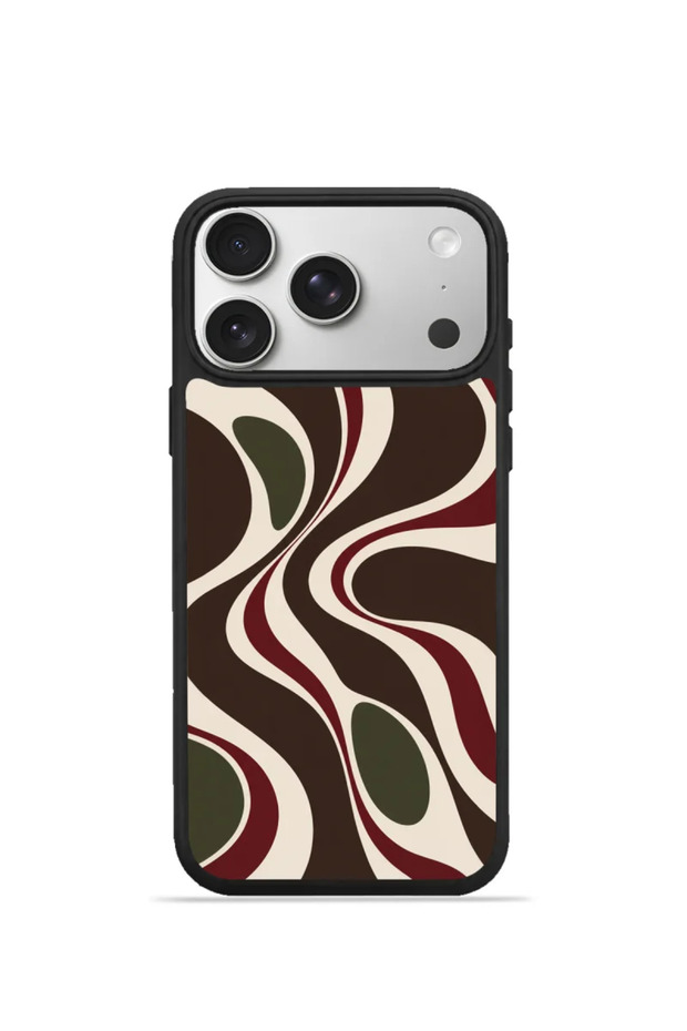 iPhone 17 Pro Vorian Black Hole Case, Espresso Flow