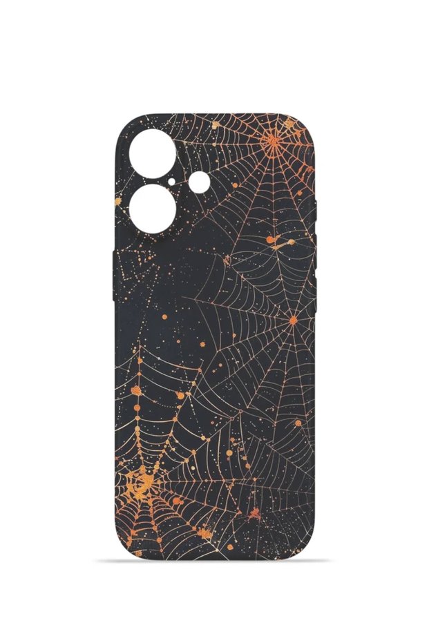 غطاء حماية للكاميرا من نوع "فوريان ميكا" لهاتف iPhone 17، بتصميم "شبكة العنكبوت الليلية".