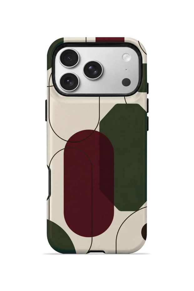 iPhone 17 Pro Vorian Magsafe Dual-Layer Ivory Relief Case