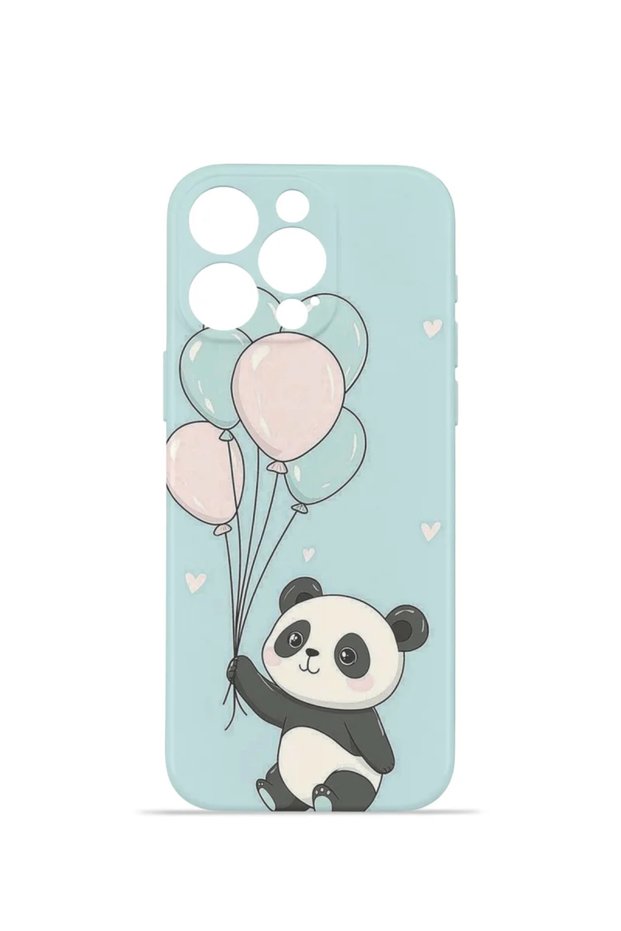 iPhone 15 Pro Max Vorian Mika Camera Protective Case, Bubble Panda Design.