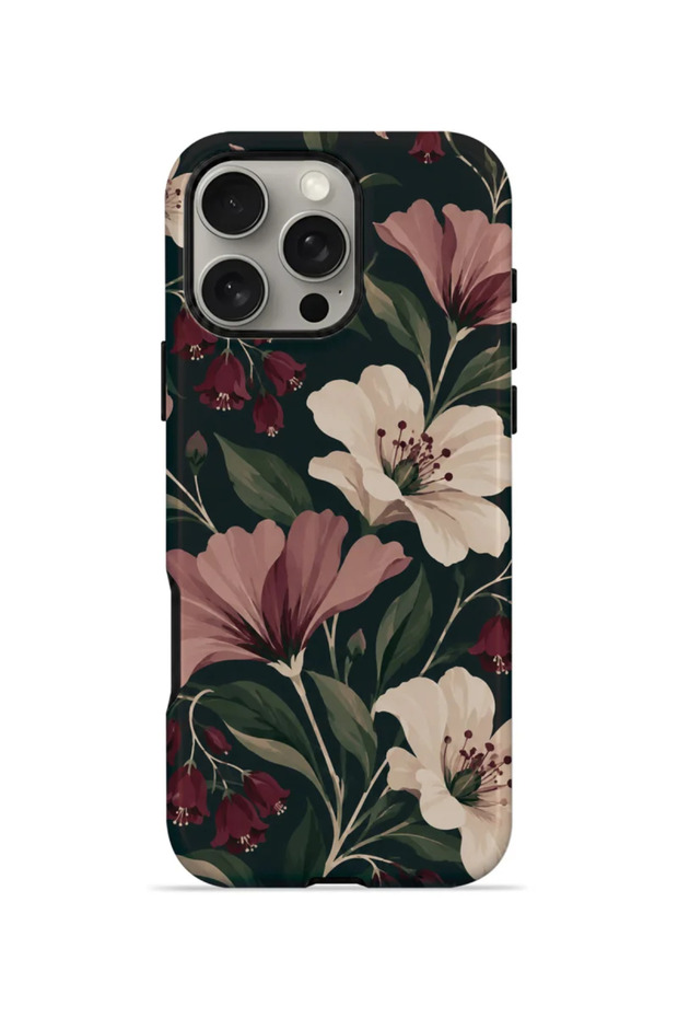 iPhone 16 Pro Max Vorian Magsafe Dual-Layer Midnight Blooms Case