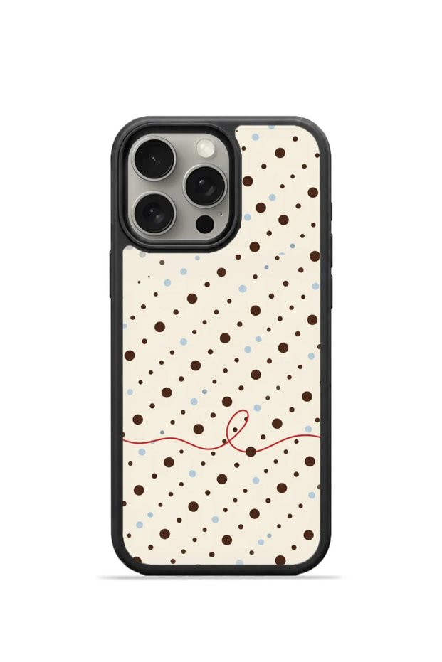 غطاء هاتف iPhone 15 Pro Max من Vorian، تصميم "الثقب الأسود"، إصدار "Second Glance".