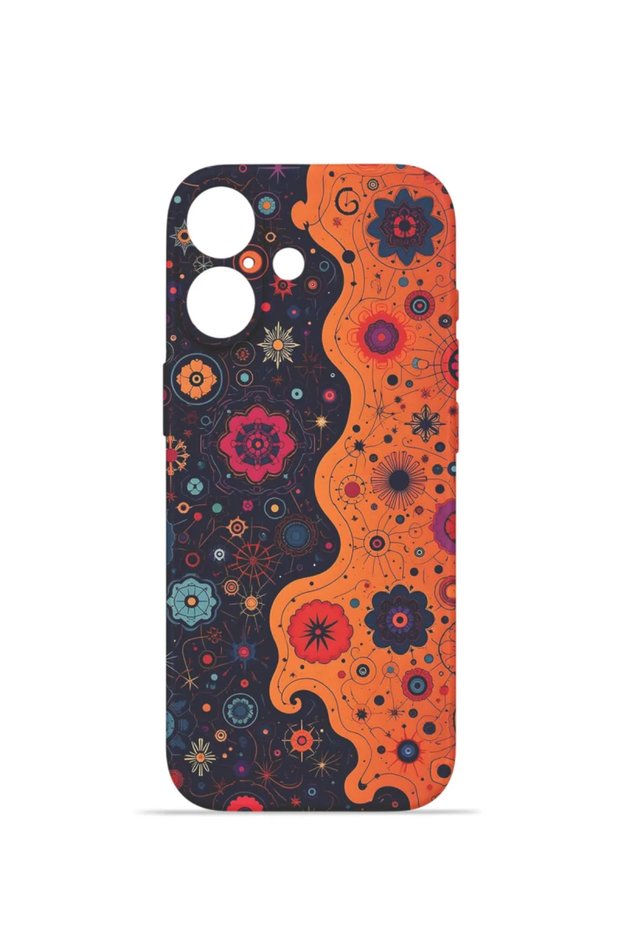 iPhone 16 Plus Vorian Camera Protective Case with Midnight Floral Design.