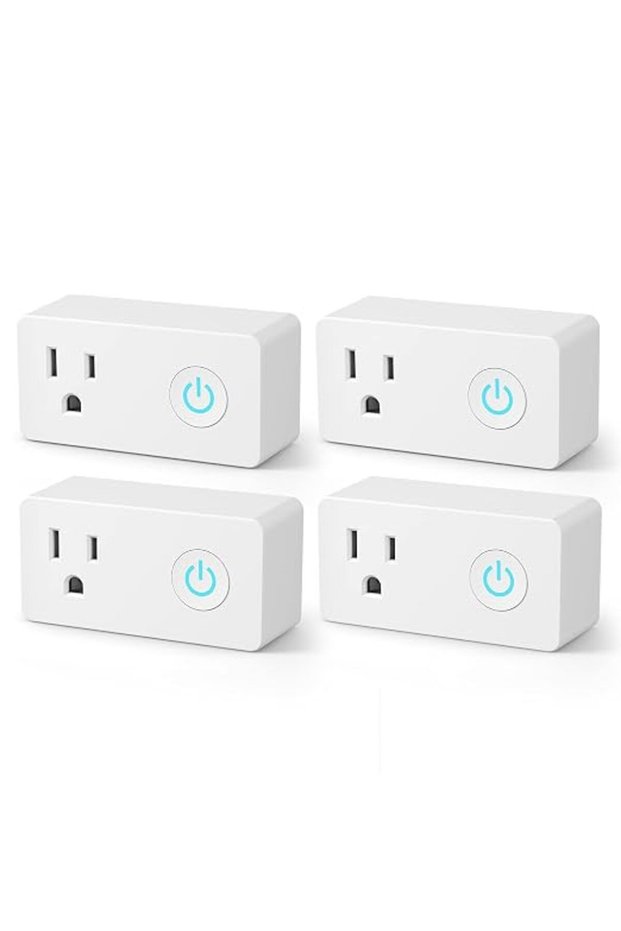 WiFi Heavy Duty Smart Plug Outlet, No Hub Required with Timer Function, White, Compatible wi