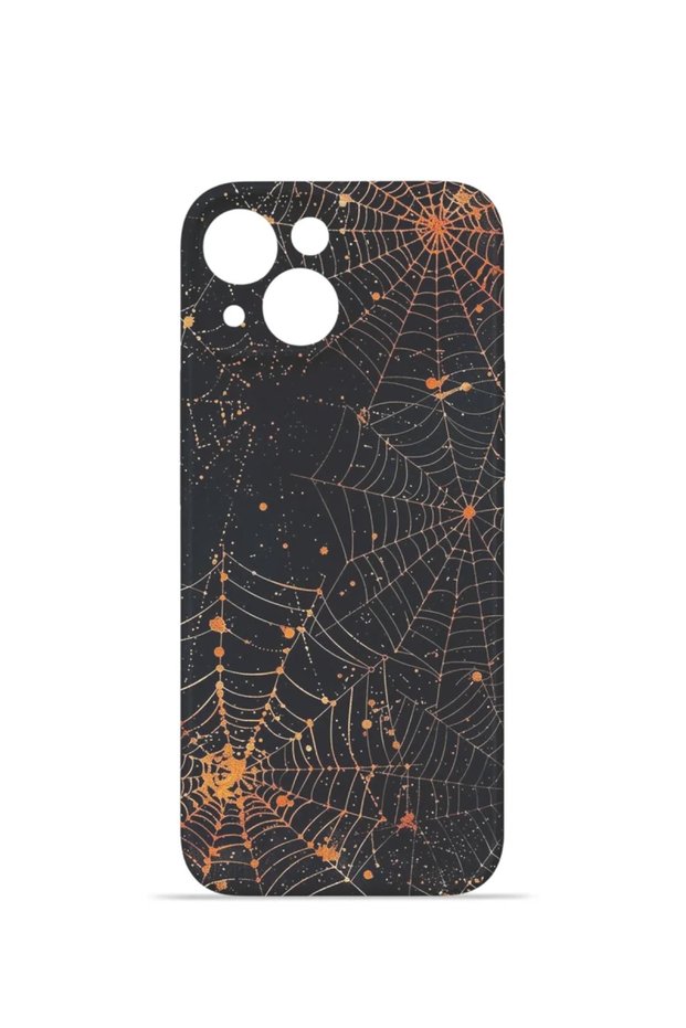 غطاء حماية للكاميرا لهاتف iPhone 14، تصميم "شبكة العنكبوت الليلية" من Vorian Mika.