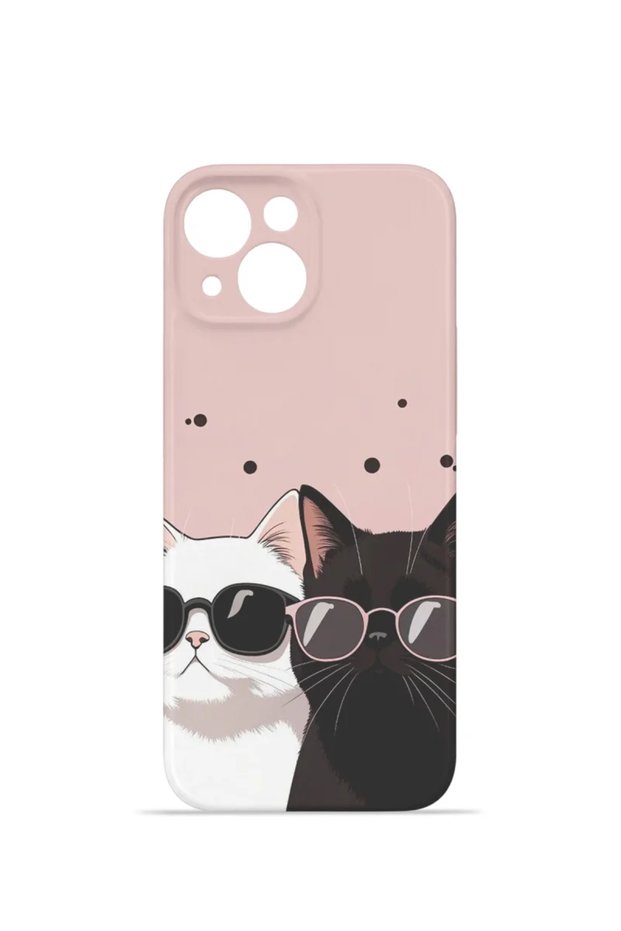 iPhone 15 Vorian Mika Camera Protective Case, Cool Cats Design.