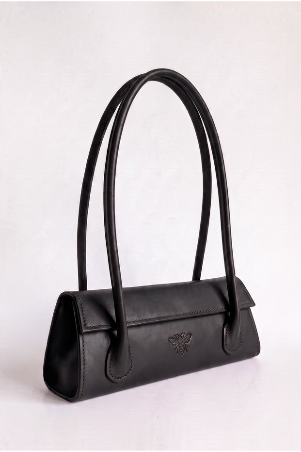 Liakos Model Women's Shoulder Bag – Black, Stylish Design.
