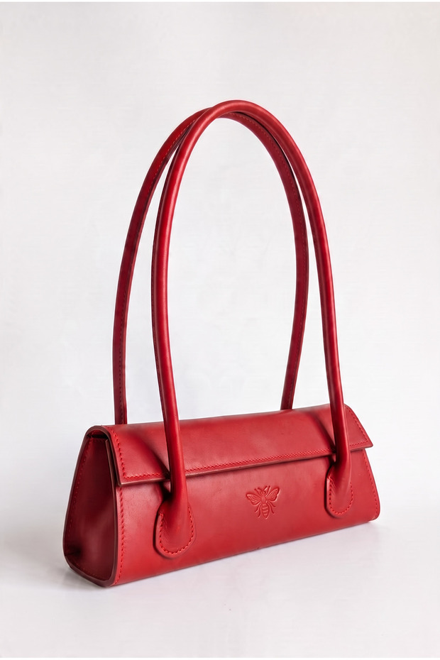 Liakos Model Women's Shoulder Bag – Stylish Red Design.