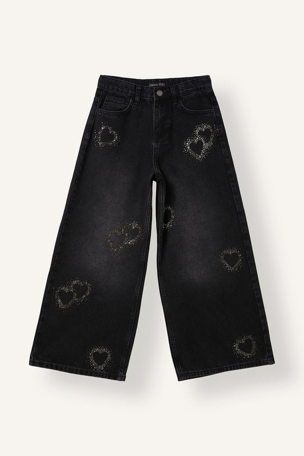 Wide Leg Comfortable and Roomy Wide-Leg Jeans for Girls I9513A826Cw
