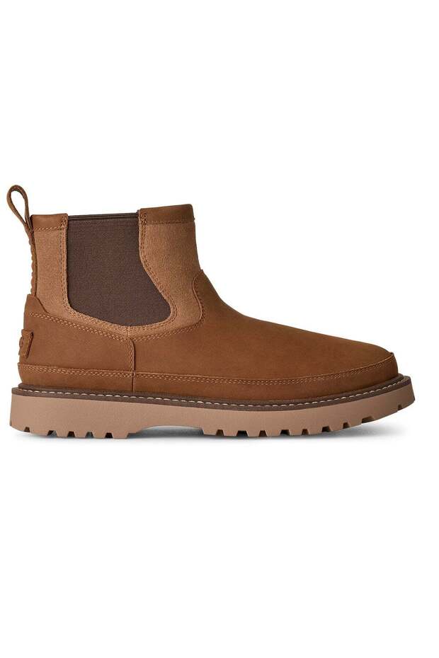 Men's Waterproof Suede Upper with Eva Sole, Brown Boots & Booties.